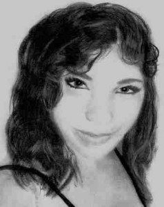 Arielle-Anne Bédard autoportrait à la mine de plomp