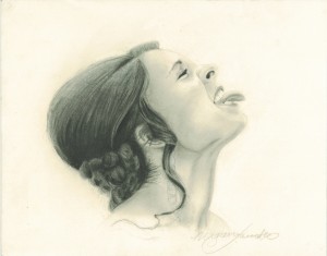 Morgane Lamothe: autoportrait à la grimace